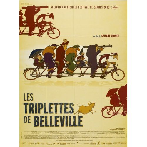 The Triplets Of Belleville Movie Poster The Triplets of Belleville is an animated comedy-drama film that tells the story of a