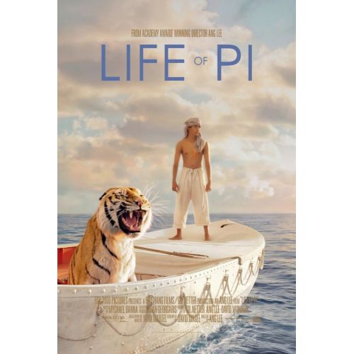 Life Of Pi Movie Poster 3 The Life of Pi movie poster three showcases the unique artistry and story told within this acclaimed