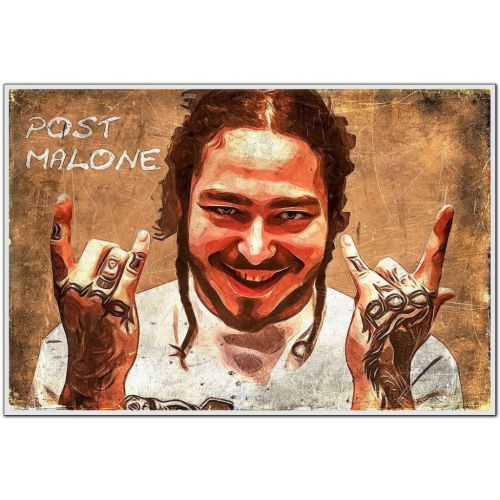 Post Malone Rock Star Fan Art Posteri
