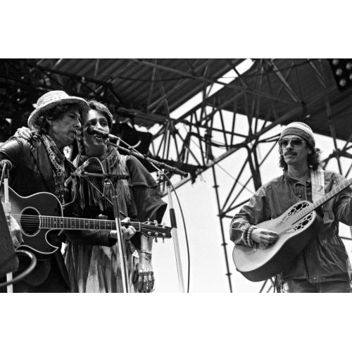 Bob Dylan Joan Baez Santana Poster Bob Dylan Joan Baez Santana Poster