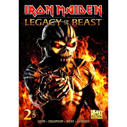 Iron Maiden Poster 2 Posteri Demir Don Poster 2 Poster, ikonik heavy metal grubunu sergileyen dinamik ve dikkat çekici bir