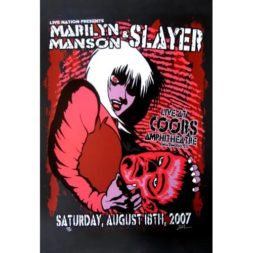 Marilyn Manson Poster 3 Posteri Marilyn Manson Poster 3, sanatçının benzersiz estetiğini yakalayan çarpıcı ve sivri bir