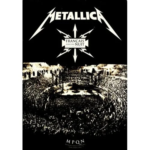 Metallica Francais Pour Une Nuit Poster Music Metallica Francais Pour Une Nuit Poster Metallica Francais Pour Une Nuit Poster features an eye-catching design showcasing the