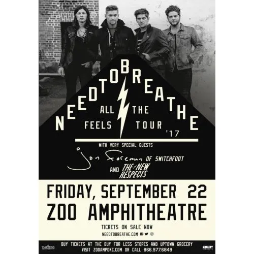 Needtobreathe Posteri Needtobreathe Poster, popüler grubun benzersiz tarzını ve enerjisini sergileyen çarpıcı bir tasarıma
