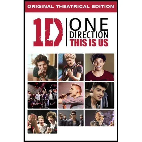 One Direction Poster 2 Posteri One Direction Poster 2, popüler erkek grubunun beş üyesini canlı ve dikkat çekici bir