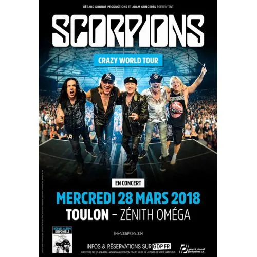 Scorpions Poster 3 Poster The Scorpions Poster 3 features a dramatic and eye-catching design, perfect for fans of the iconic rock