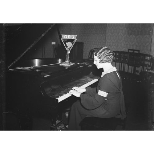 Woman Playing Piano Poster Music Woman Playing Piano Poster The Woman Playing Piano Poster features a beautiful image of a female musician playing the piano. The