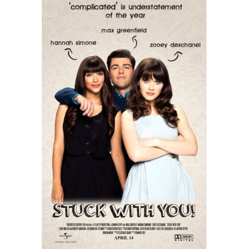 Hannah Simone Max Greenfield Zooey Deschanel Posteri Hannah Simone Max Greenfield Zooey Deschanel Posteri