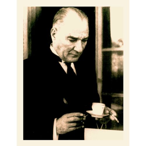 Mustafa Kemal Atatürk, Kahve Ve Sigara İçerken Mustafa Kemal Atatürk, Kahve Ve Sigara İçerken