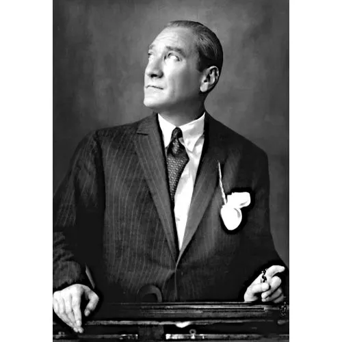 Mustafa Kemal Atatürk, Portre Siyah Beyaz 26 Mustafa Kemal Atatürk, Portre Siyah Beyaz 26 adlı fotoğraf, Türkiye
