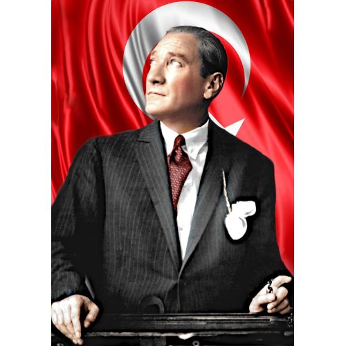 Mustafa Kemal Atatürk, Gökyüzüne Bakarken Bayraklı Portre 42 Mustafa Kemal Atatürk Mustafa Kemal Atatürk, Gökyüzüne Bakarken Bayraklı Portre 42 Mustafa Kemal Atatürk, Gökyüzüne Bakarken Bayraklı Portre