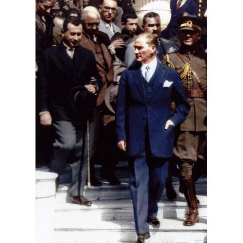 Mustafa Kemal Atatürk, Renkli Fotoğrafı Mustafa Kemal Atatürk, Renkli Fotoğrafı