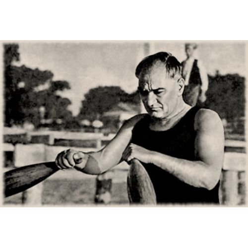 Mustafa Kemal Atatürk, Kürek Çekerken Mustafa Kemal Atatürk, Kürek Çekerken
