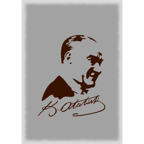Mustafa Kemal Atatürk, Silüeti 8 Mustafa Kemal Atatürk, Silüeti 8