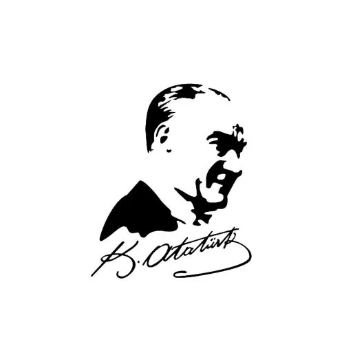 Mustafa Kemal Atatürk, Silüeti 2 Mustafa Kemal Atatürk, Silüeti 2 fotoğrafı, Türkiyenin kurucusu ve ilk Cumhurbaşkanı