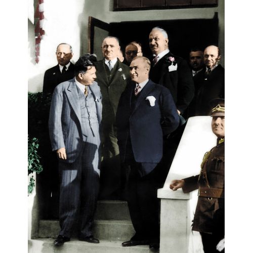 Mustafa Kemal Atatürk, Renklendirilmiş Fotoğraf Mustafa Kemal Atatürk, Renklendirilmiş Fotoğraf