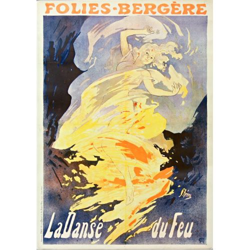 Folies Bergere Loïe Fuller 2 Posteri