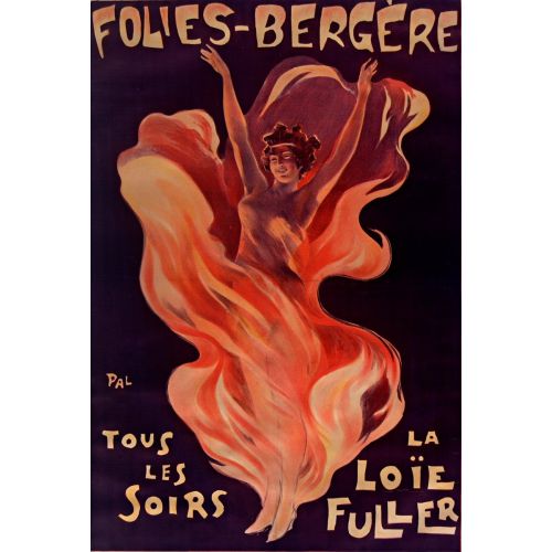 Folies Bergere Loïe Fuller 3 Posteri