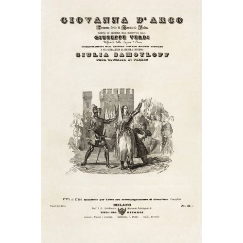 Giuseppe Verdi, Giovanna D'arco Posteri