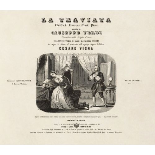 Giuseppe Verdi, La Traviata Opera Posteri