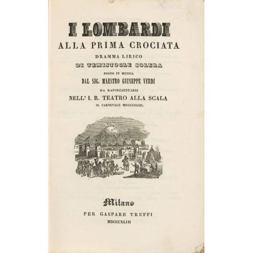 Giuseppe Verdi, Lombardi Alla Prima Crociata Opera Posteri