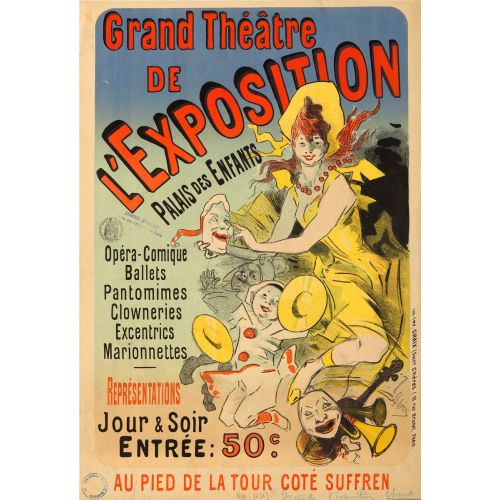 Grand Theatre De L'exposition, Palais Des Enfants 2 Opera Posteri