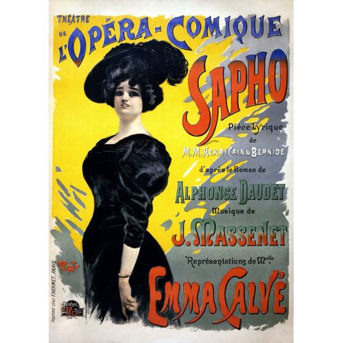 Jules Massenet, Sapho Opera Posteri