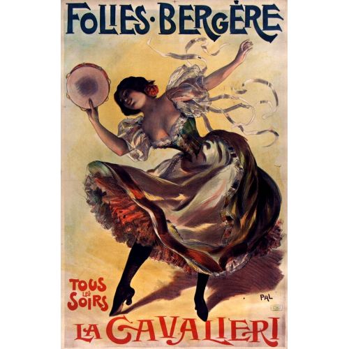 La Cavallieri, Folies Bergere Posteri