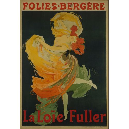 La Loie Fuller Poster The La Loie Fuller Poster features a vibrant and captivating design depicting the iconic dancer in motion.