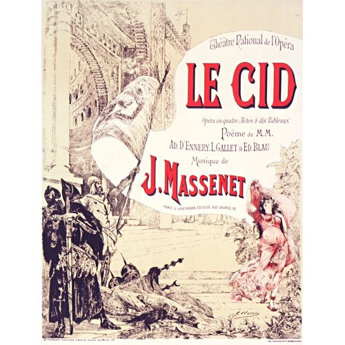 Le Cid Massenet Opera Posteri