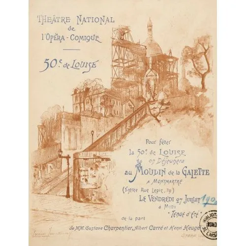 Moulin De La Galetta Opera Posteri Moulin De La Galetta Opera Posteri yüksek çözünürlüklü kanvas baskı olarak satışta