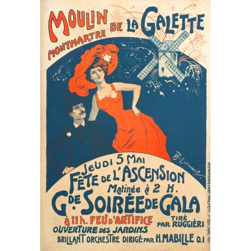 Moulin Rouge La Galette Posteri Moulin Rouge La Galette Posteri