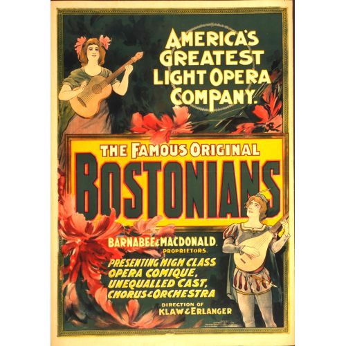 Bostonians America's Opera Posteri