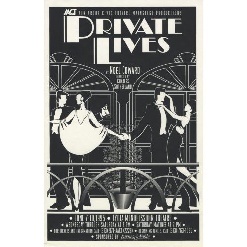 Private Lives Tiyatro Posteri