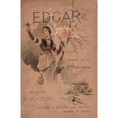 Puccini's Edgar Opera Posteri