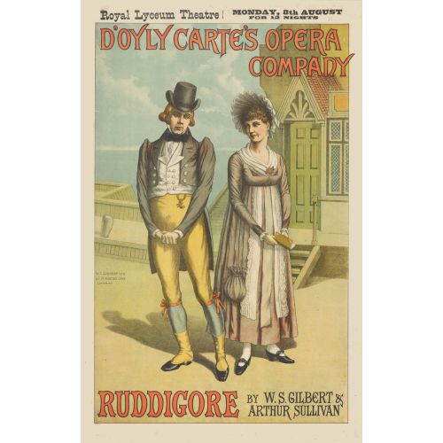 Ruddigore Opera Poster Ruddigore Opera Poster