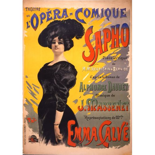 Sapho Opera Poster Sapho Opera Poster