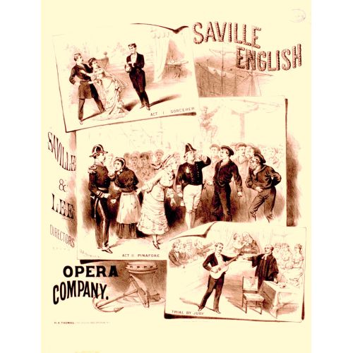 Saville English Opera Poster Saville English Opera Poster