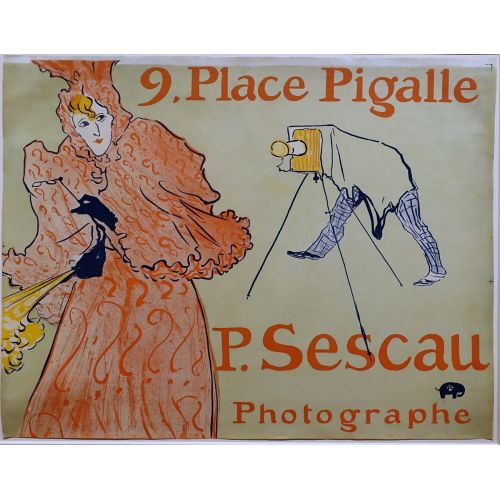 The Photographer Sescau By Henri De Toulouse Lautrec Poster