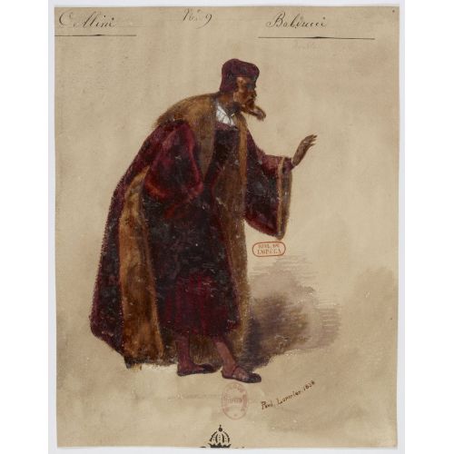 Costumes For Hector Berlioz's Benvenuto Cellini No9 Balducci Opera Posteri