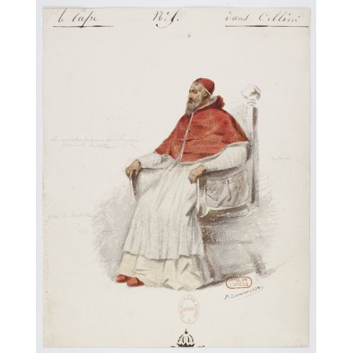 Costumes For Hector Berlioz's Benvenuto Cellini No 5. Le Pape Opera Posteri