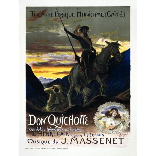 Don Quichotte Opera Posteri