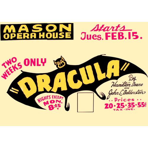 Dracula Opera Posteri