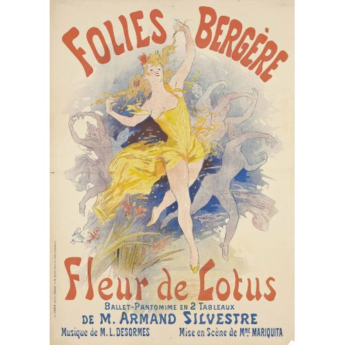 Folies Bergere, Fleur De Lotus Posteri