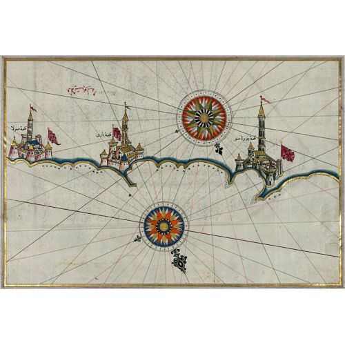 Piri Reis Bari İlçesi Ve Çevre Haritası Posteri