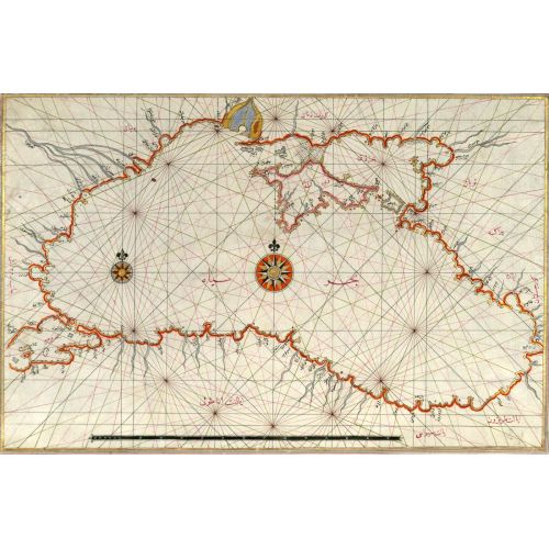 Piri Reis Karadeniz Haritası Posteri