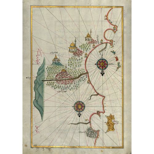 Piri Reis Trablus Şehir Haritası Posteri