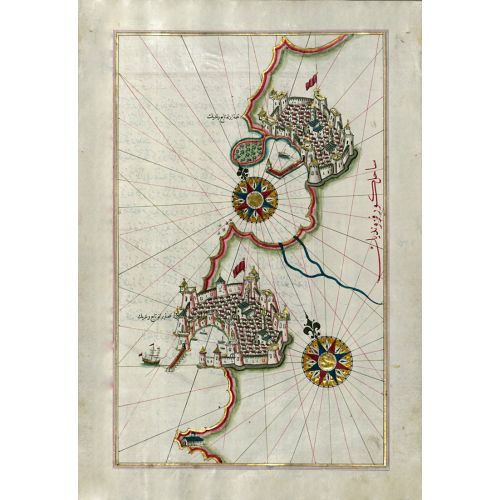 Piri Reis Piran Izola Sahil Şeridi Haritası Posteri Piri Reis Piran Izola Sahil Şeridi Haritası Posteri