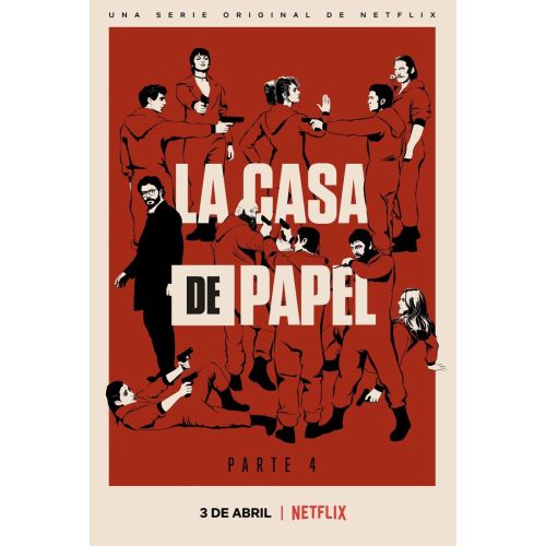 La Casa de Papel 4 Poster La Casa de Papel 4 Poster