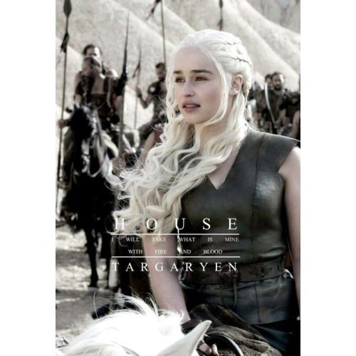 Game Of Thrones Khaleesi-Daenerys Targaryen Poster 8 Game Of Thrones Khaleesi-Daenerys Targaryen Poster 8